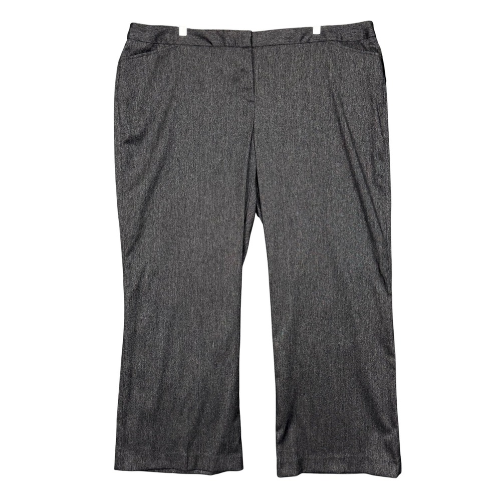 Kim Rogers‎ Pants Womens 22WS Gray Charcoal Career Angle Pocket Stretch NWT